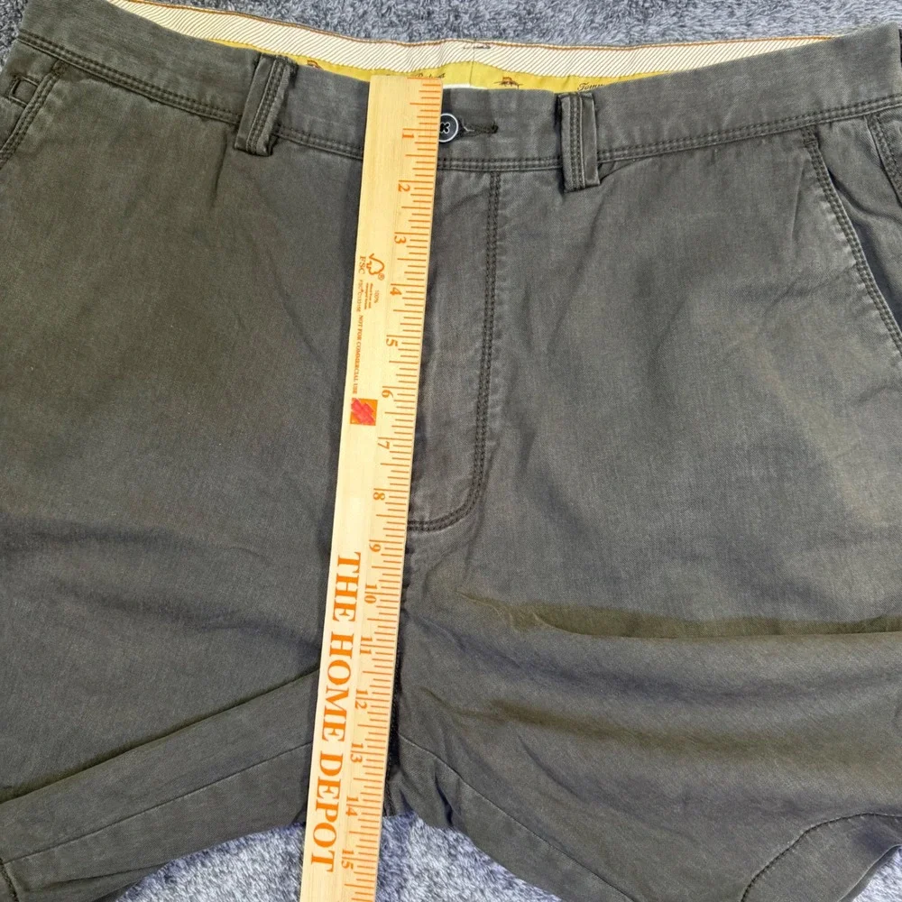 Tommy Bahama Boracay Shorts Mens 35 Olive Green‎ Stretch 10